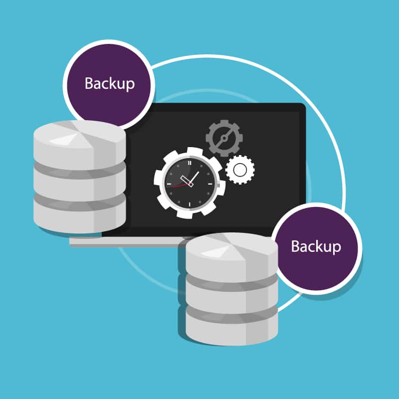 automated data backup instead of a manual one